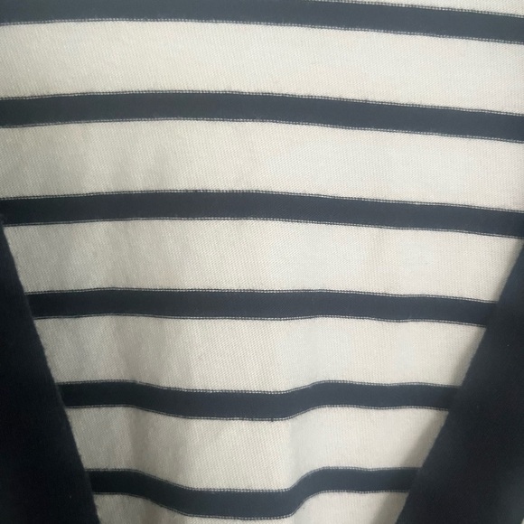 LOFT Navy and White Striped Cardigan. #preppy #nautical - Picture 5 of 6